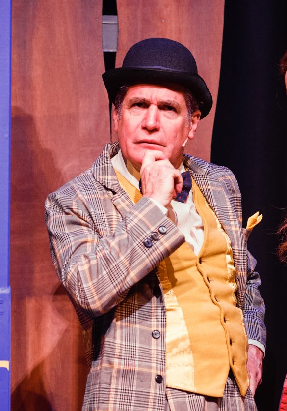 Warryn James as Ali Hakim. Photo by Michelle Thomas at Christopher Thomas Photography Oklahoma! - Savoyards Musical Theatre