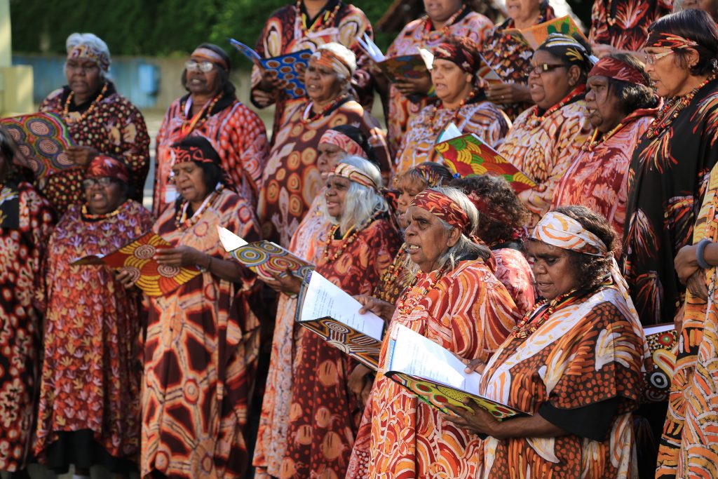 Central Australian Aboriginal Women's Choir - QPAC
