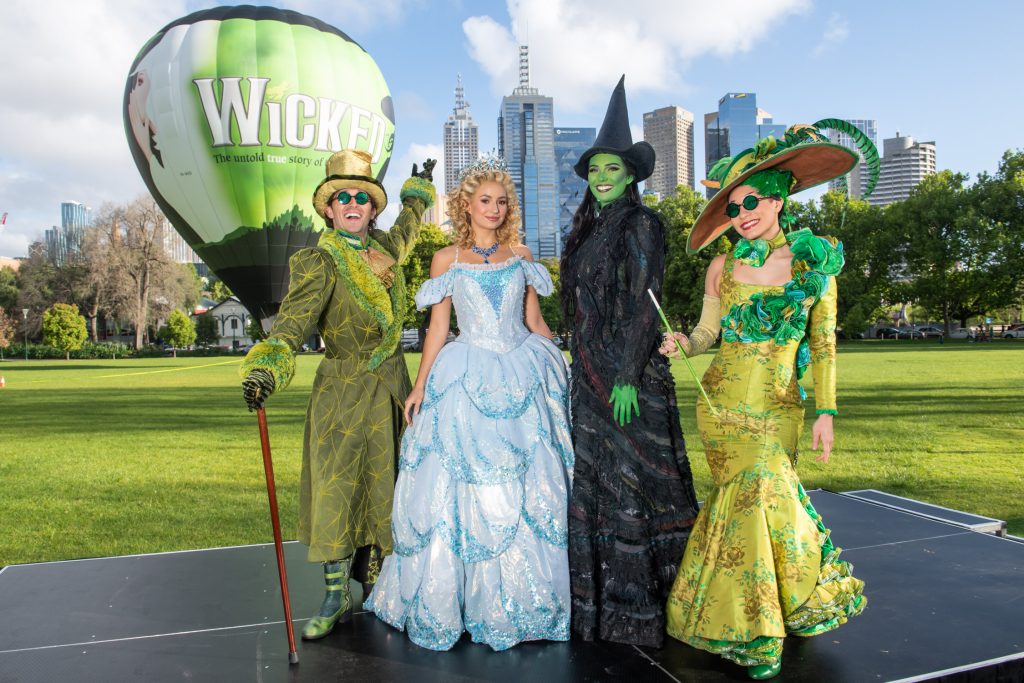 WICKED AUSTRALIA – Joseph Donovan Courtney Monsma Sheridan Adams Jun Woodfield PHOTO CREDIT SDP MEDIA Sam DAgostino 1024x683